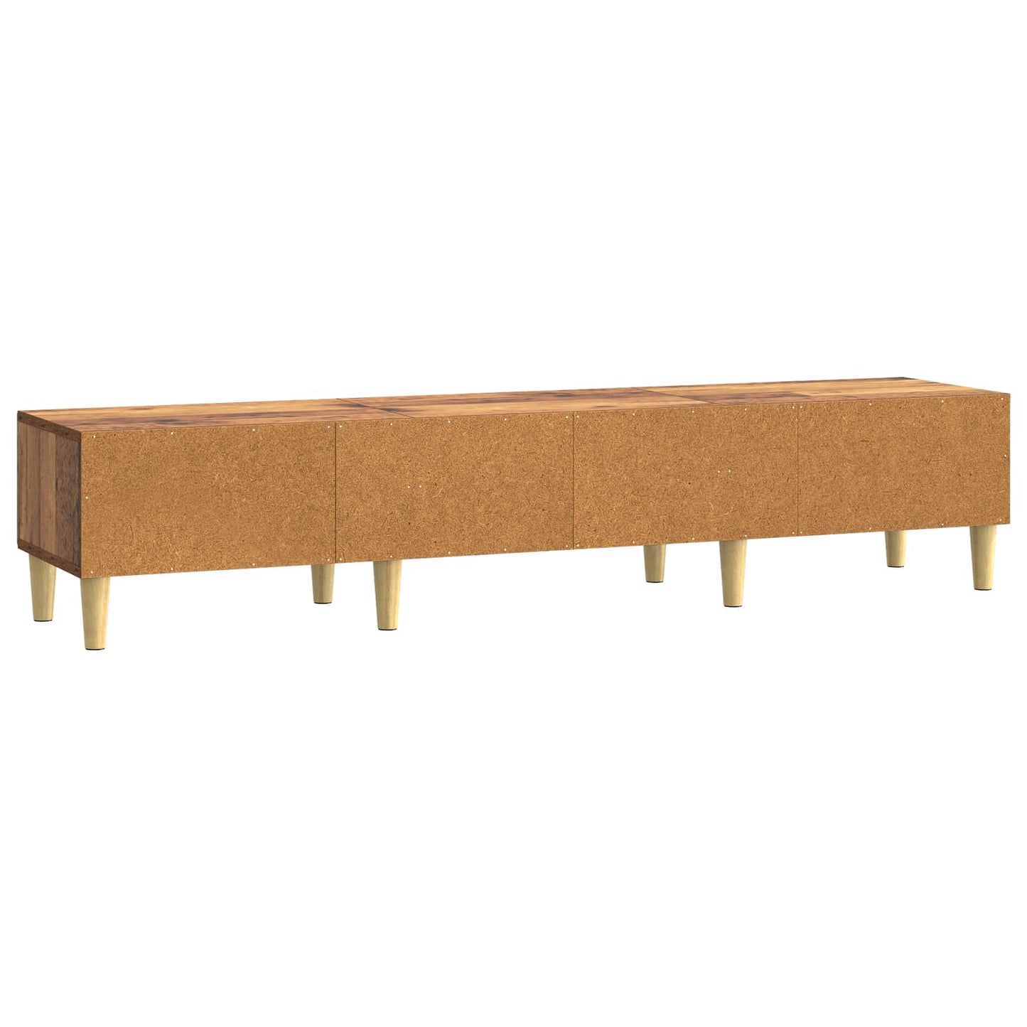 TV-skåp med låda Gammalt trä 147 x 34,5 x 30 cm Konstruerat trä
