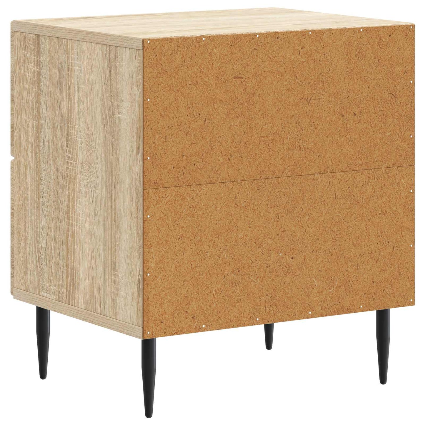Nattduksbord med låda 2 pcs Sonoma-ek 43 x 34,5 x 47,5 cm