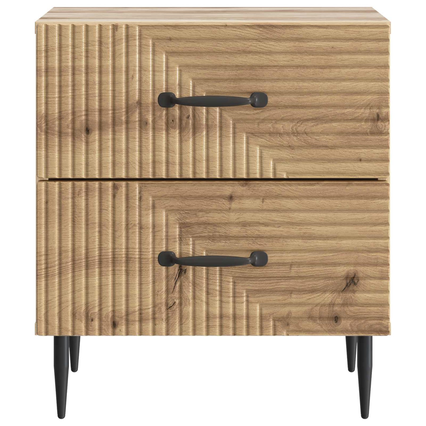 Nattduksbord med låda 2 pcs Artisan-ek 43 x 34,5 x 47,5 cm