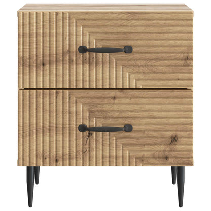 Nattduksbord med låda 2 pcs Artisan-ek 43 x 34,5 x 47,5 cm