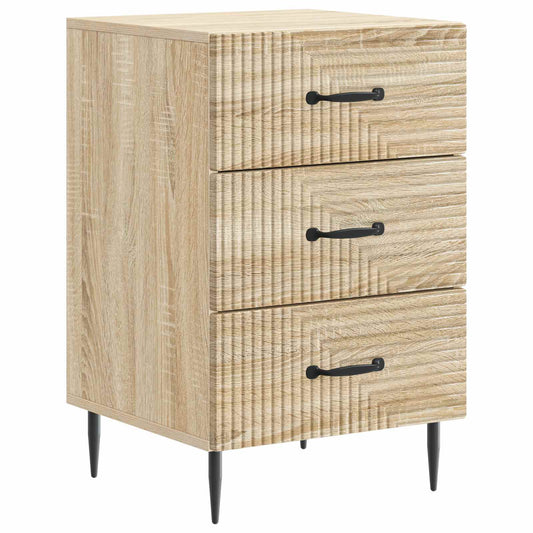 Nattduksbord Sonoma-ek 43 x 41 x 66,5 cm Konstruerat trä