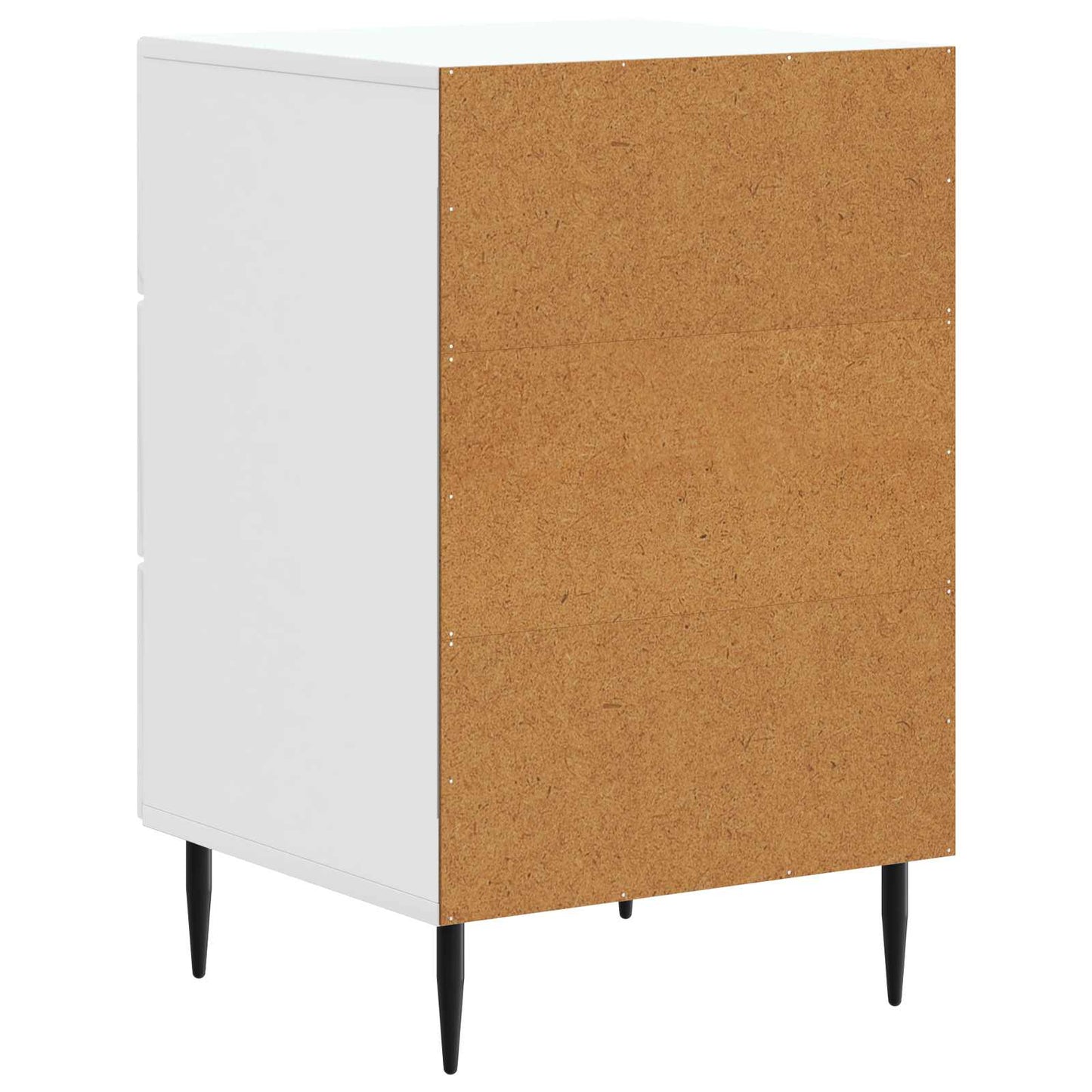 Nattduksbord Vit högglans 43 x 41 x 66,5 cm Konstruerat trä