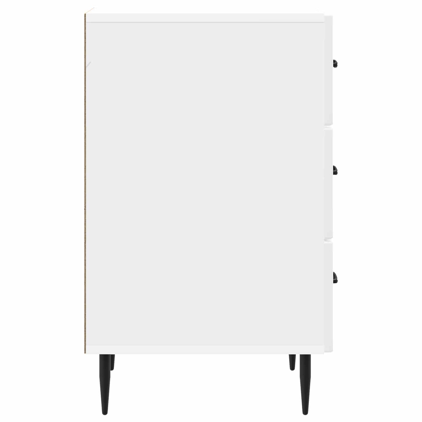 Nattduksbord Vit högglans 43 x 41 x 66,5 cm Konstruerat trä