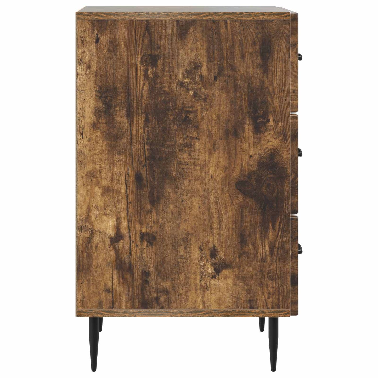 Nattduksbord med låda Rökt ek 43 x 41 x 66,5 cm Konstruerat trä
