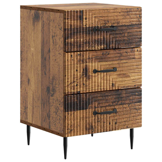 Nattduksbord Gammalt trä 43 x 41 x 66,5 cm Konstruerat trä