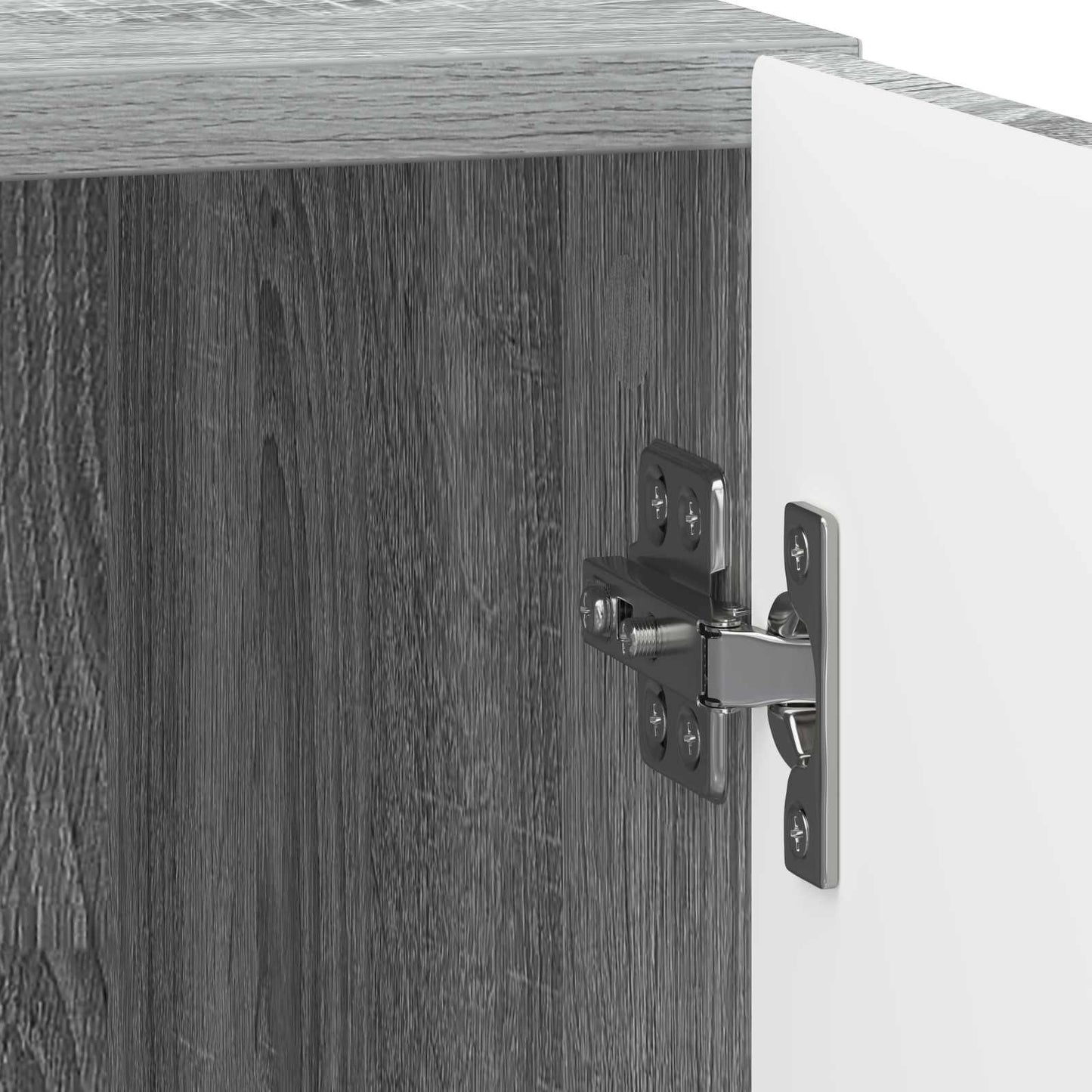 Nattduksbord 2 pcs Grå sonoma-ek 43 x 34,5 x 50 cm