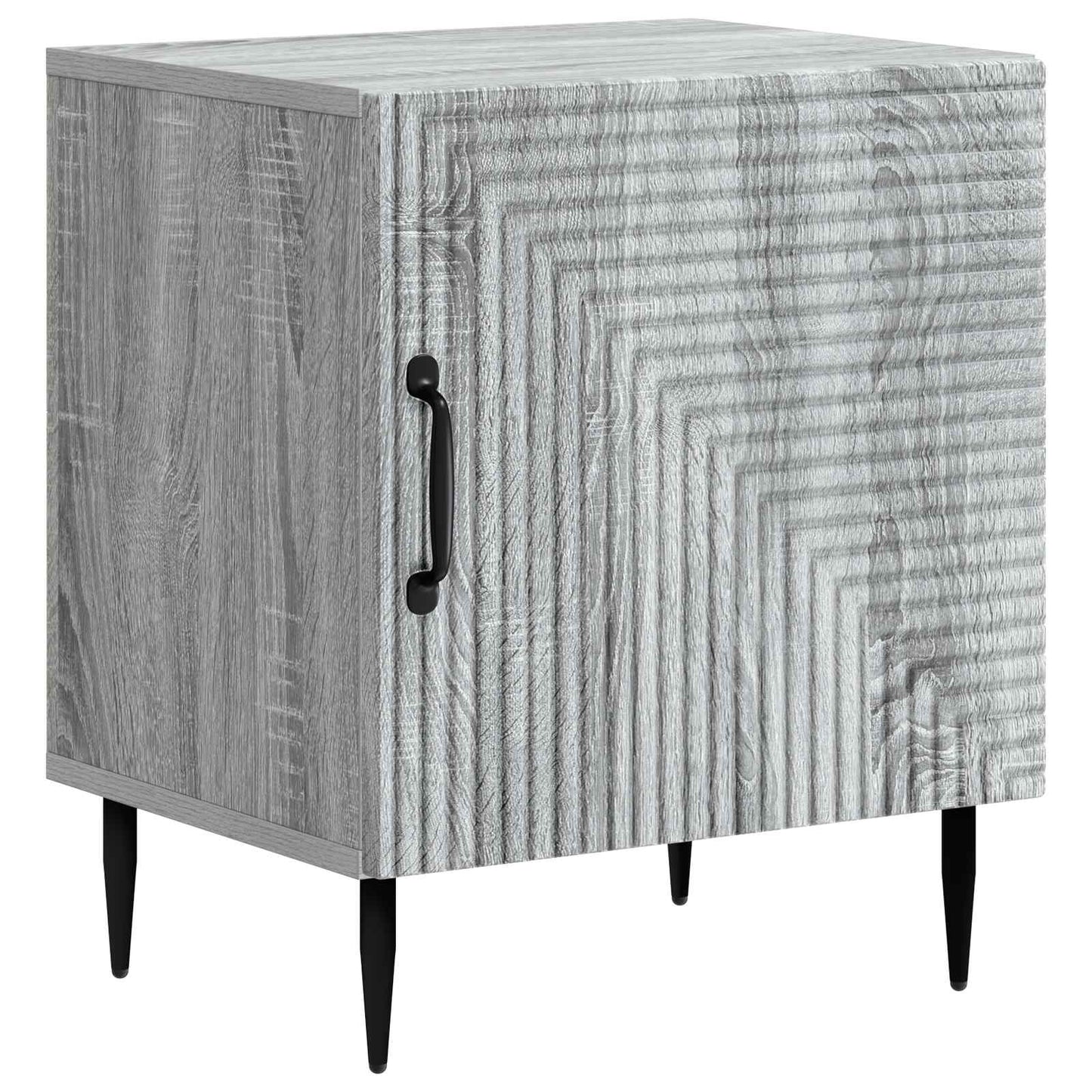 Nattduksbord 2 pcs Grå sonoma-ek 43 x 34,5 x 50 cm