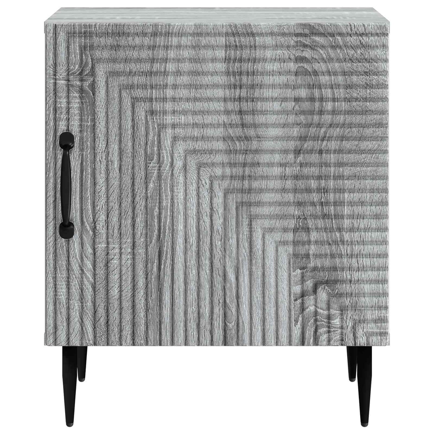 Nattduksbord 2 pcs Grå sonoma-ek 43 x 34,5 x 50 cm