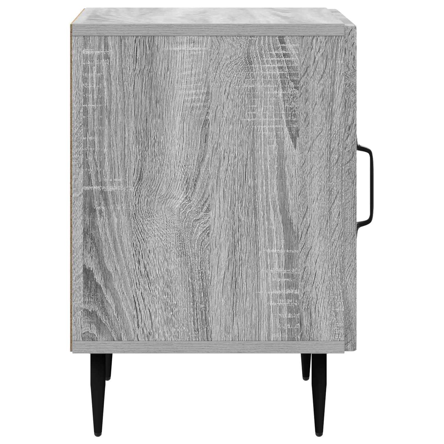 Nattduksbord 2 pcs Grå sonoma-ek 43 x 34,5 x 50 cm