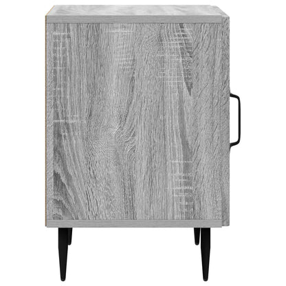 Nattduksbord 2 pcs Grå sonoma-ek 43 x 34,5 x 50 cm