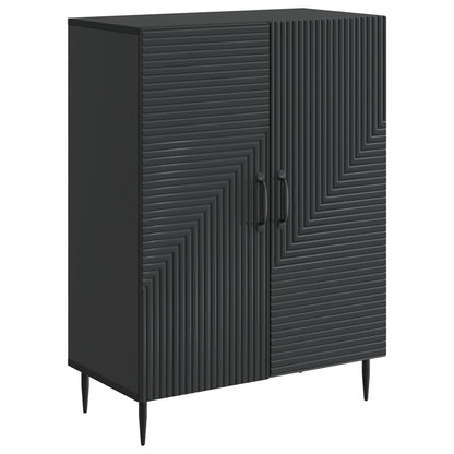 Sideboard Svart 66 x 34,5 x 89,5 cm Konstruerat trä