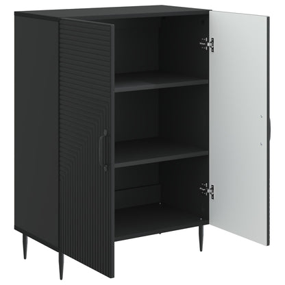 Sideboard Svart 66 x 34,5 x 89,5 cm Konstruerat trä