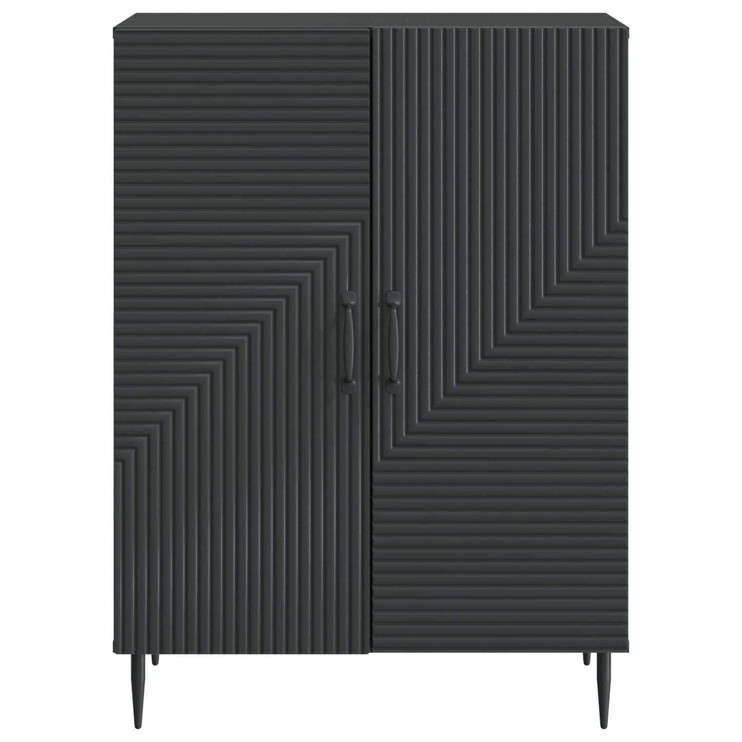 Sideboard Svart 66 x 34,5 x 89,5 cm Konstruerat trä