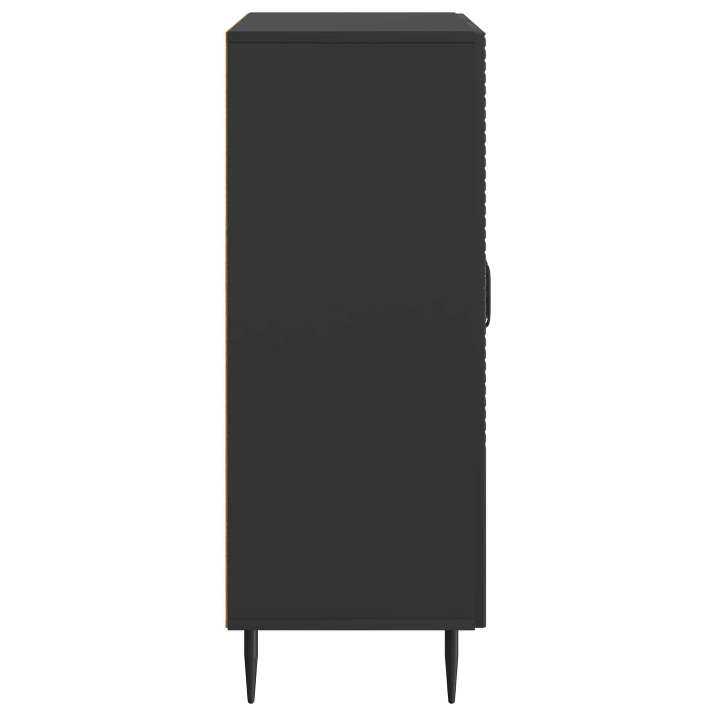 Sideboard Svart 66 x 34,5 x 89,5 cm Konstruerat trä