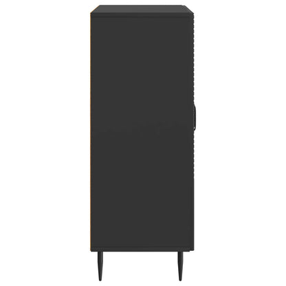 Sideboard Svart 66 x 34,5 x 89,5 cm Konstruerat trä
