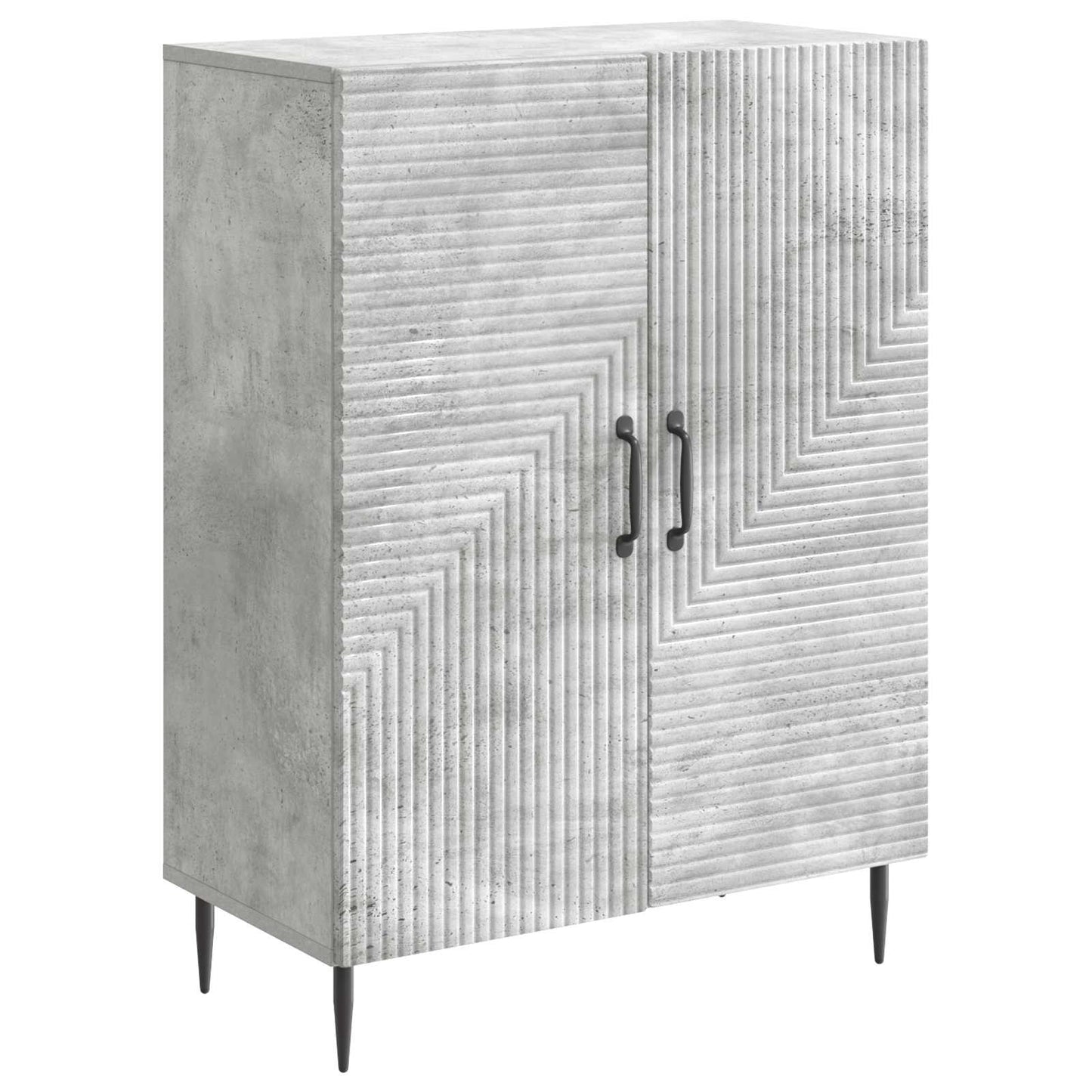 Sideboard Betonggrå 66 x 34,5 x 89,5 cm Konstruerat trä