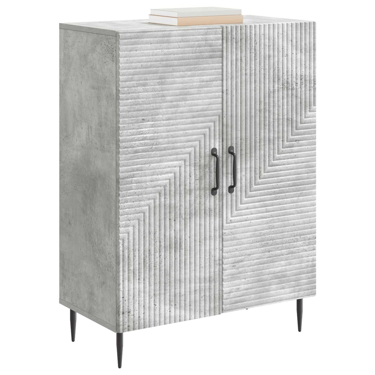 Sideboard Betonggrå 66 x 34,5 x 89,5 cm Konstruerat trä