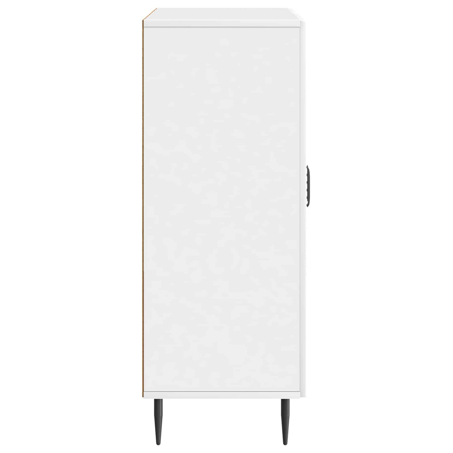 Sideboard Vit högglans 66 x 34,5 x 89,5 cm Konstruerat trä