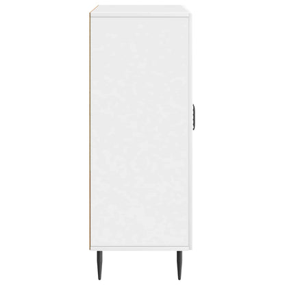 Sideboard Vit högglans 66 x 34,5 x 89,5 cm Konstruerat trä