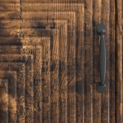 Sideboard Rökt ek 66 x 34,5 x 89,5 cm Konstruerat trä