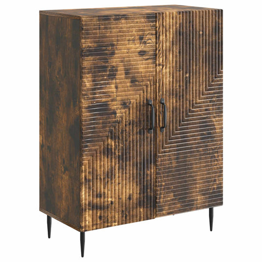 Sideboard Rökt ek 66 x 34,5 x 89,5 cm Konstruerat trä