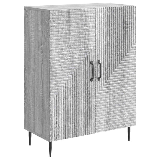 Sideboard Grå sonoma-ek 66 x 34,5 x 89,5 cm Konstruerat trä