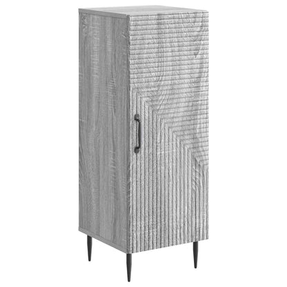 Sideboard Grå sonoma-ek 33 x 34,5 x 89,5 cm Konstruerat trä