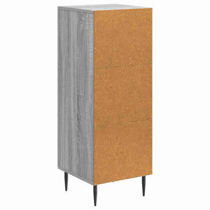 Sideboard Grå sonoma-ek 33 x 34,5 x 89,5 cm Konstruerat trä