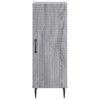 Sideboard Grå sonoma-ek 33 x 34,5 x 89,5 cm Konstruerat trä