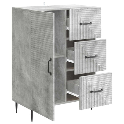 Sideboard Betonggrå 66 x 34,5 x 89,5 cm Konstruerat trä