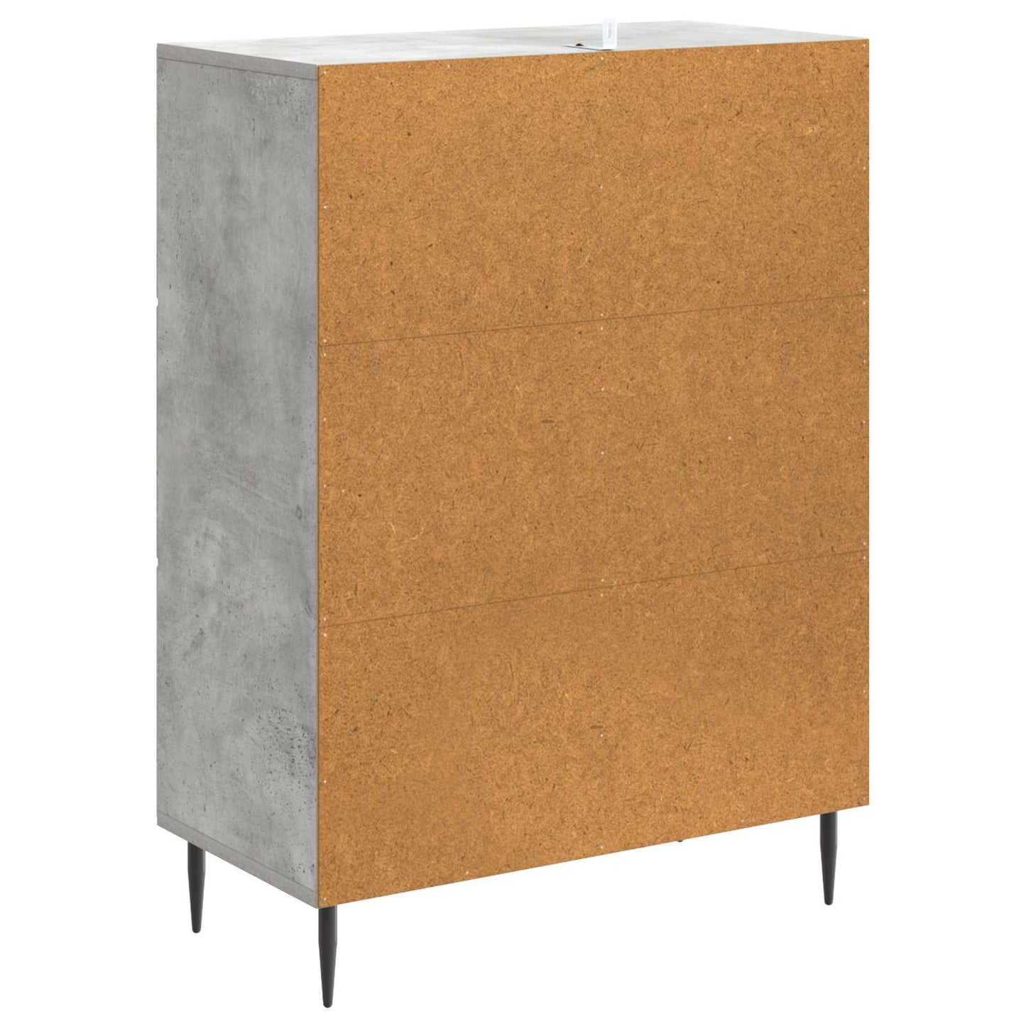 Sideboard Betonggrå 66 x 34,5 x 89,5 cm Konstruerat trä