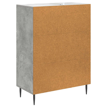 Sideboard Betonggrå 66 x 34,5 x 89,5 cm Konstruerat trä