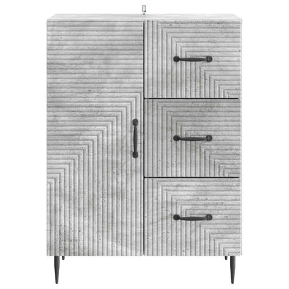 Sideboard Betonggrå 66 x 34,5 x 89,5 cm Konstruerat trä