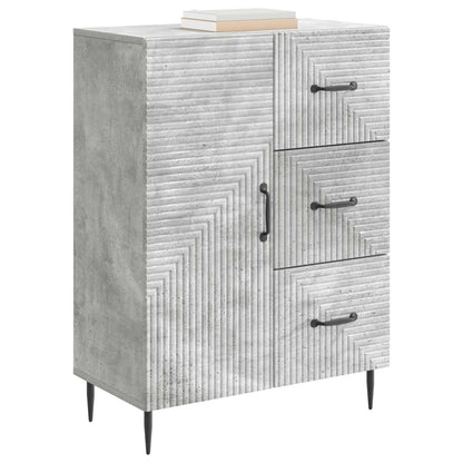 Sideboard Betonggrå 66 x 34,5 x 89,5 cm Konstruerat trä