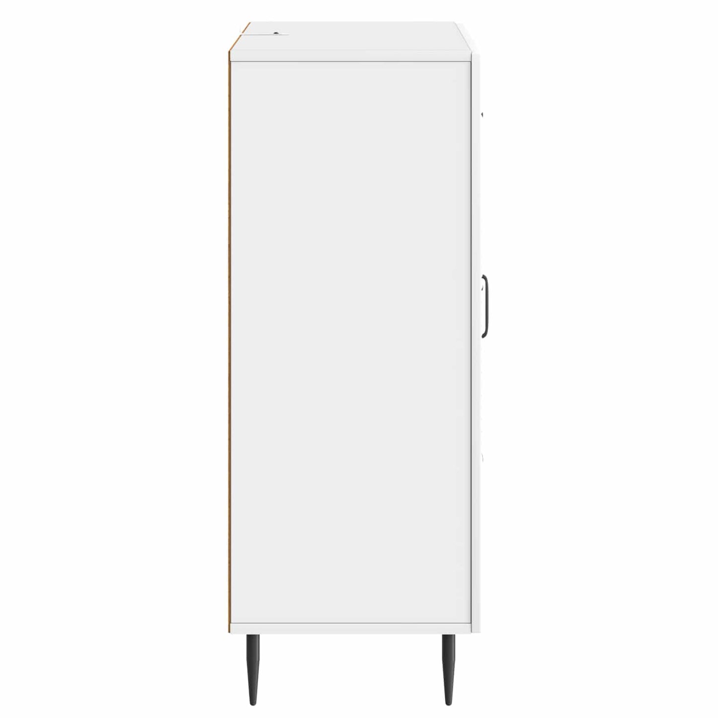Sideboard Vit högglans 66 x 34,5 x 89,5 cm Konstruerat trä