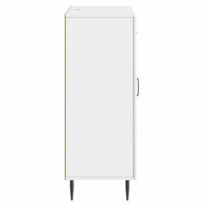 Sideboard Vit högglans 66 x 34,5 x 89,5 cm Konstruerat trä