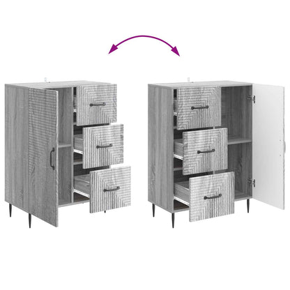 Sideboard Grå sonoma-ek 66 x 34,5 x 89,5 cm Konstruerat trä