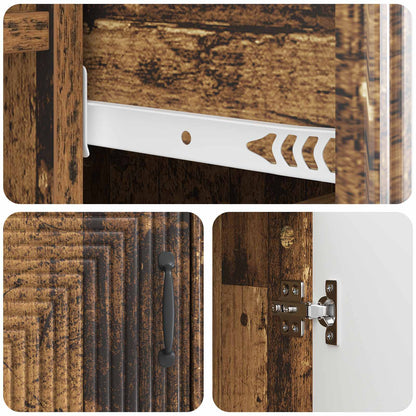 Sideboard Gammalt trä 66 x 34,5 x 89,5 cm Konstruerat trä