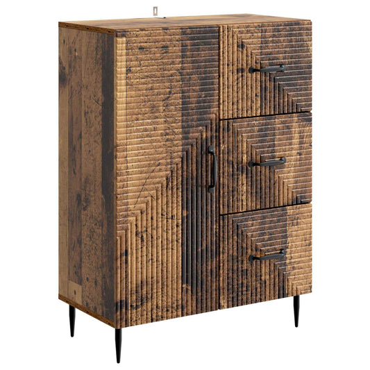 Sideboard Gammalt trä 66 x 34,5 x 89,5 cm Konstruerat trä
