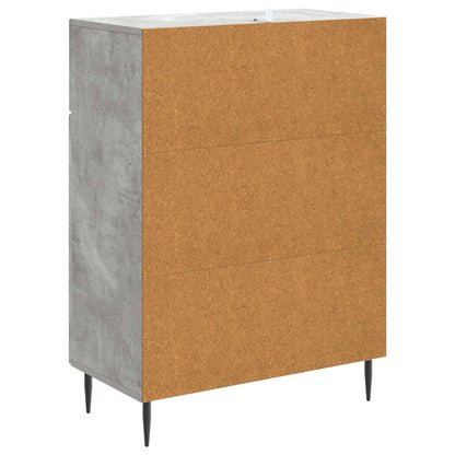 Sideboard Betonggrå 66 x 34,5 x 89,5 cm Konstruerat trä