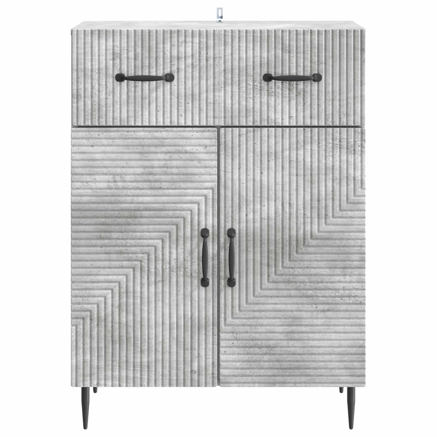 Sideboard Betonggrå 66 x 34,5 x 89,5 cm Konstruerat trä