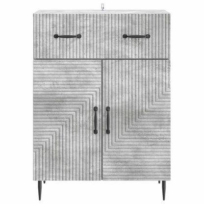 Sideboard Betonggrå 66 x 34,5 x 89,5 cm Konstruerat trä