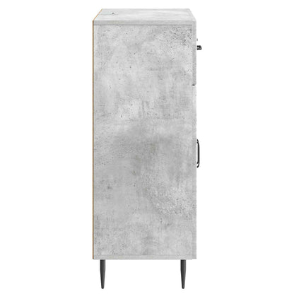 Sideboard Betonggrå 66 x 34,5 x 89,5 cm Konstruerat trä