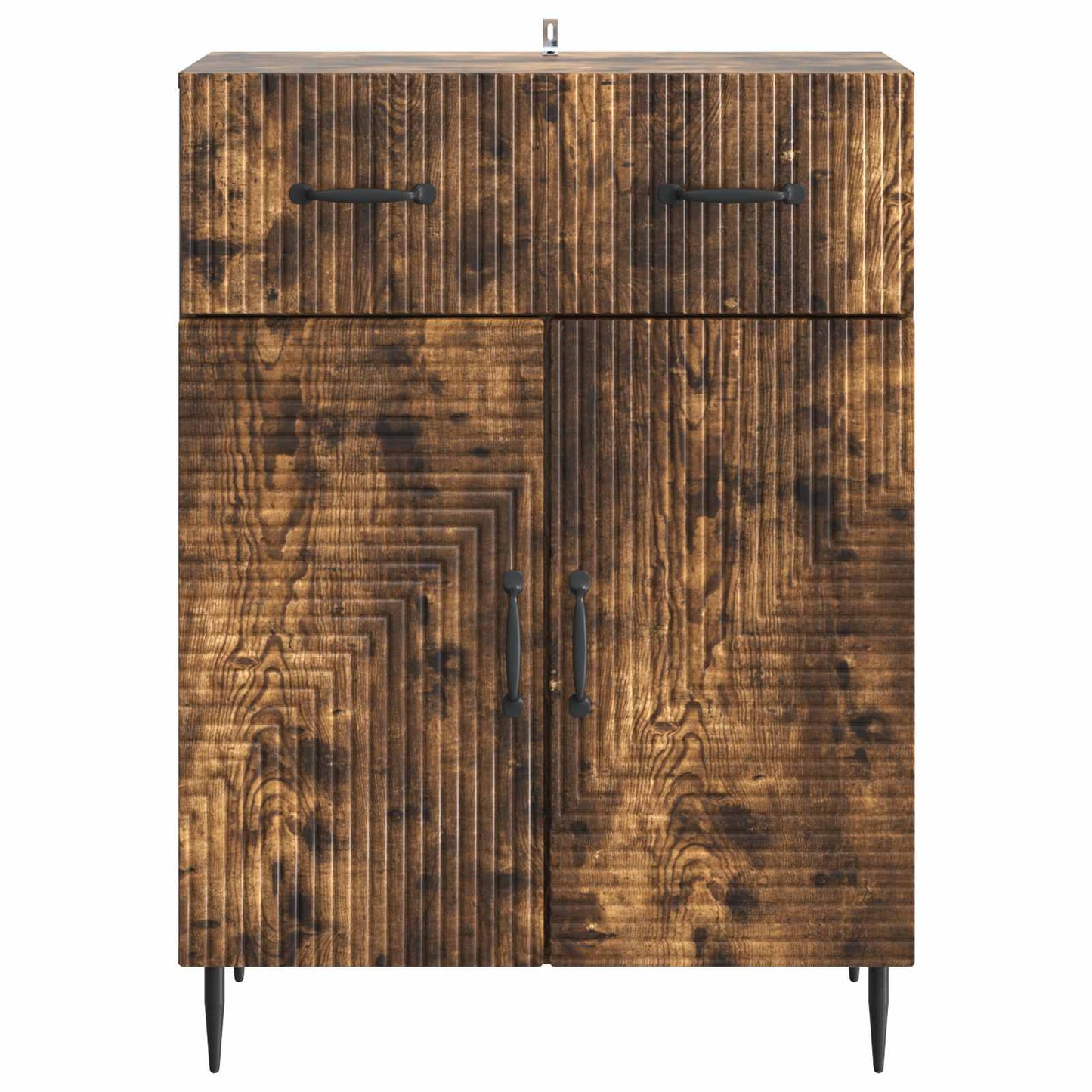 Sideboard med låda Rökt ek 66 x 34,5 x 89,5 cm Konstruerat trä