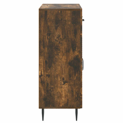 Sideboard med låda Rökt ek 66 x 34,5 x 89,5 cm Konstruerat trä