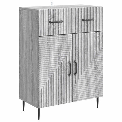 Sideboard Grå sonoma-ek 66 x 34,5 x 89,5 cm Konstruerat trä