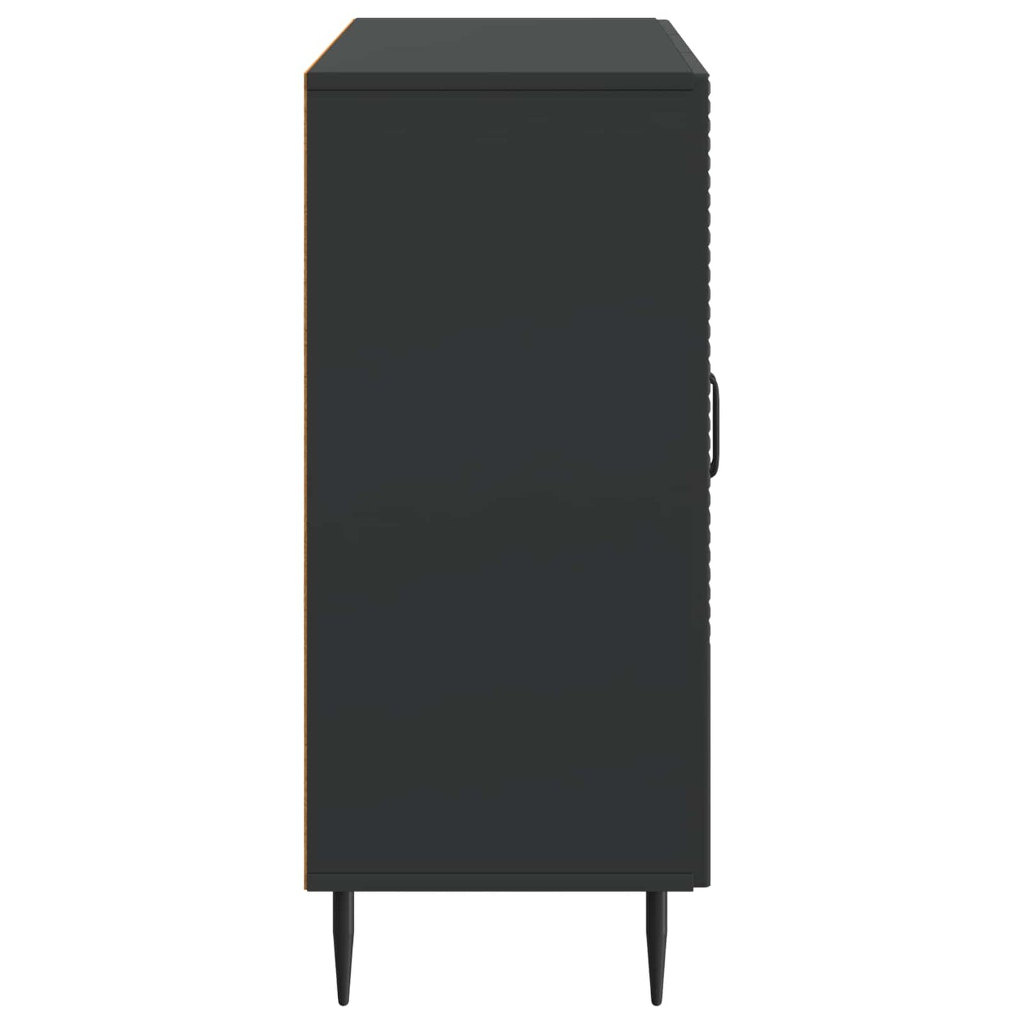 Sideboard Svart 89 x 34,5 x 80 cm Konstruerat trä