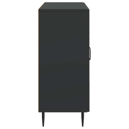 Sideboard Svart 89 x 34,5 x 80 cm Konstruerat trä