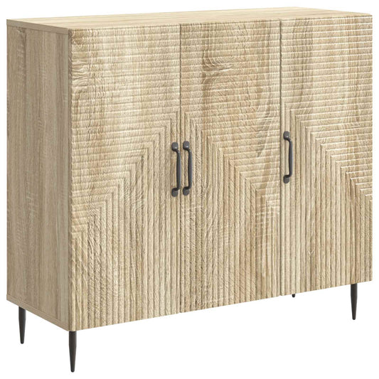 Sideboard Sonoma-ek 89 x 34,5 x 80 cm Konstruerat trä