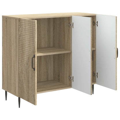 Sideboard Sonoma-ek 89 x 34,5 x 80 cm Konstruerat trä